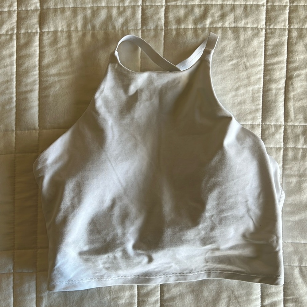 Outdoor Voices Cross Back Crop Top with Cups